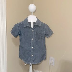 Carters Chambray Toddler Shirt Pastels Easter Pictures Boys or Girls